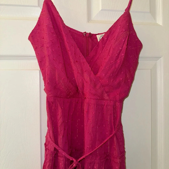 Francesca’s Pink Linen Dress! - Picture 4 of 7
